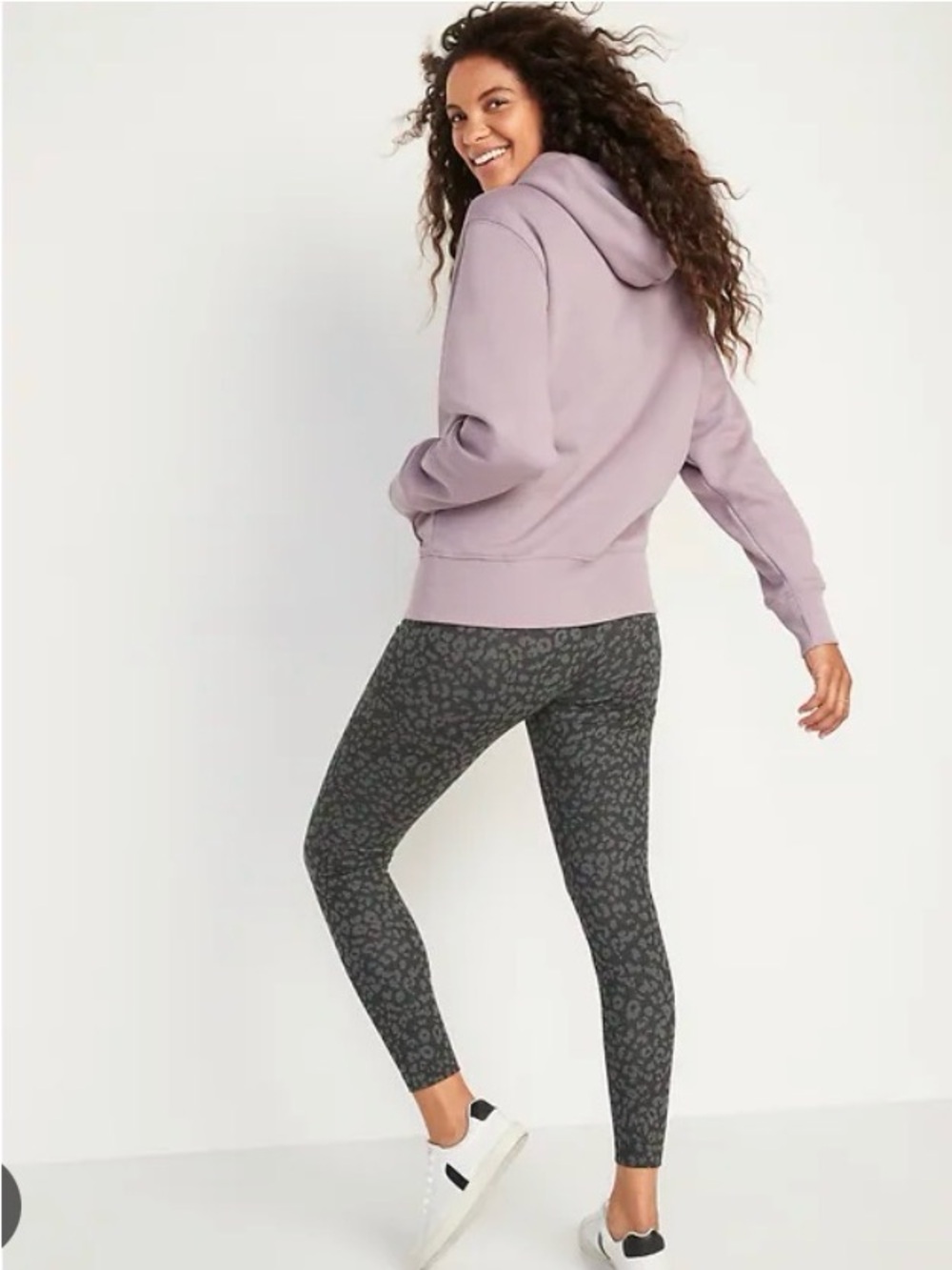 Old Navy Gray Leopard Print Leggings NWT